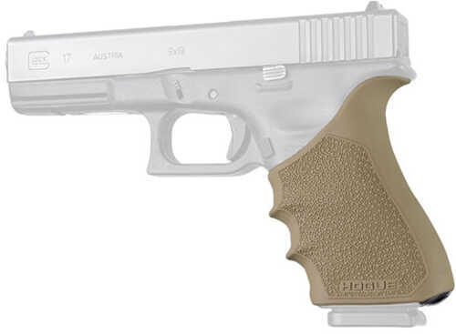 Hogue Handall Sleeve Grip Beavertail, for Glock 17/G17L/G22/G35//G34//G31/G37 Gen 3-4, Flat Dark Earth