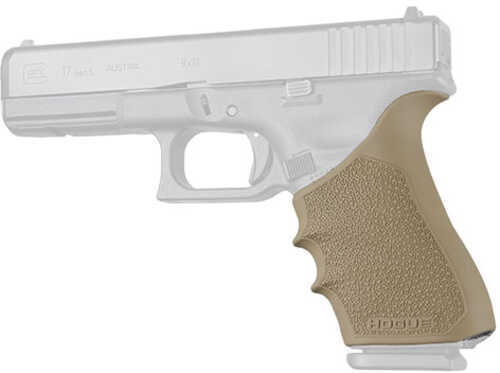 Hogue HandAll Beavertail Grip Sleeve Flat Dark Earth Fits Glock Gen 1-2-5 17 17L 19X 34 34MOS 17023