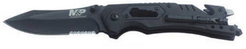 Smith & Wesson by BTI Tools M&P Assisted Opening Dual Knife with 3 1/2" Blade, Black