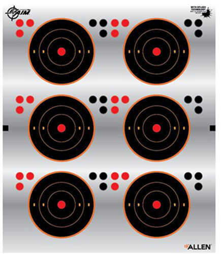 Allen Cases EZ Aim Targets 3" Aiming Dots 6 Per Sheet Package of