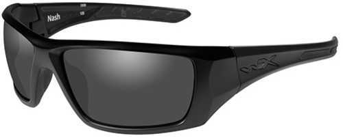 Wiley X WX Nash Sunglasses Matte Black Frame, Smoke Gray Lens