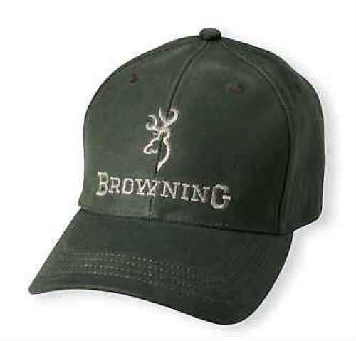 Browning Dura-Wax Cap Olive, Solid Color 308412381