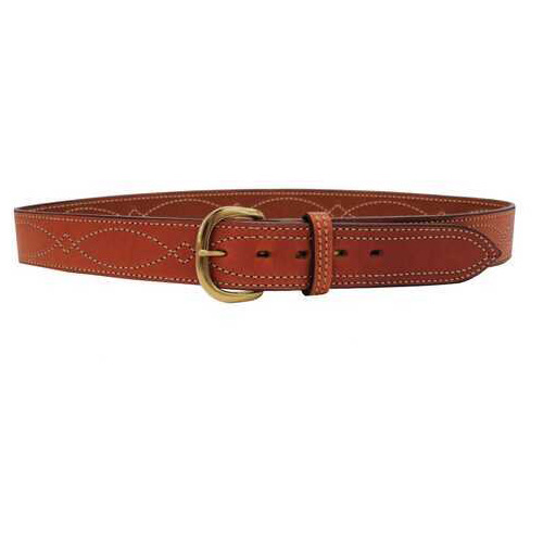 Bianchi B9 Fancy Stitched Belt Tan, 34" 12288