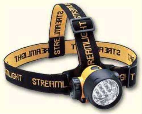 Streamlight Septor Headlight, Yellow with Elastic and Rubber Strap 61052
