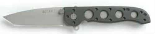 Columbia River Knife & Tool M16 Zytel Folding 8Cr15MoV/Bead Blast Plain Tanto Point Dual Thumb Stud/Flipper/Pocket