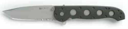 Columbia River Knife & Tool M16 Zytel Folding AUS 4/Bead Blast Combo Tanto Point Dual Thumb Stud/Flipper/Pocket Cl