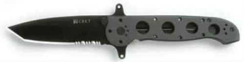 Columbia River Knife & Tool M16 Special Forces Folding AUS 8/Titanium Nitride Combo Tanto Point Dual Thumb Stud/Fl