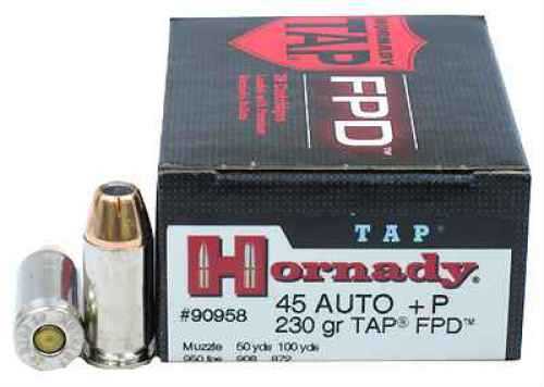 45 ACP 20 Rounds Ammunition Hornady 230 Grain Ballistic Tip