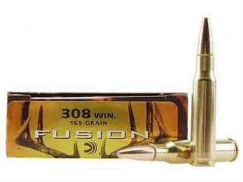 <span style="font-weight:bolder; ">308</span> Winchester 20 Rounds Ammunition Federal Cartridge 165 Grain Soft Point