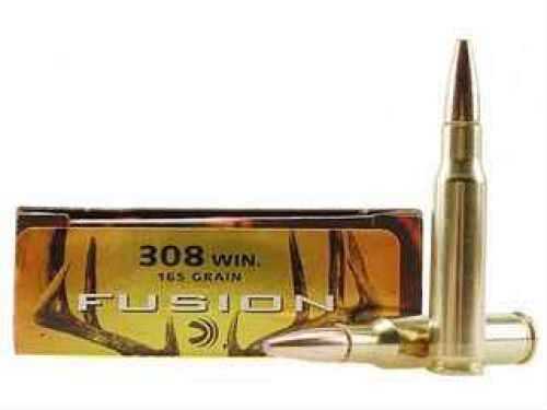 308 Winchester 20 Rounds Ammunition Federal Cartridge 165 Grain Soft Point