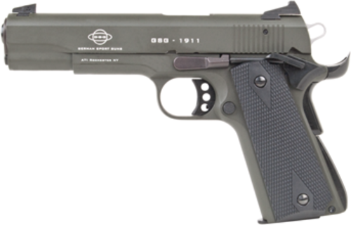 Blue Line Mauser 1911 Semi-Auto Pistol 22LR 5" Barrel (1)-10Rd Mag Fixed Front Sights Adjustable Rear OD Green Finish