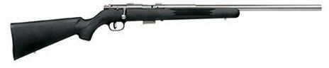 Savage Arms Magnum Series 93FV Rifle 21" Heavy Barrel Stainless Steel Black Synthetic Stock With Positive Checkering 22 AccuTrigger 94700
