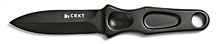 Columbia River Knife & Tool Sting Fixed Blade 1050/Black Powder Coat Plain Spear Point Multi-Position Cordura/Zyte