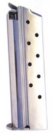 Mecgar Magazine 10MM 8Rd Fits 1911 Nickel MGCGOV10N