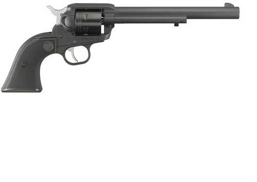 Ruger Wrangler 22LR revolver, 7.5 in barrel, 6 rd capacity, black synthetic finish