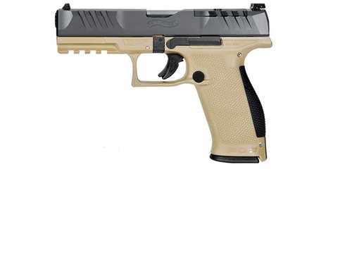 Walther PDP Full-Size 9mm semi auto luger, 4.5 in barrel, 18 rd capacity, flat dark earth polymer finish