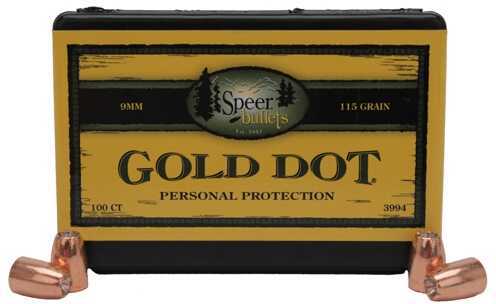 Speer Bullets, 9mm 115 Grains GDHP - Brand New In Package