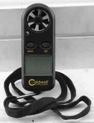 Caldwell Measures Wind Speed/Temperature,Lcd Backlight Black 112-350