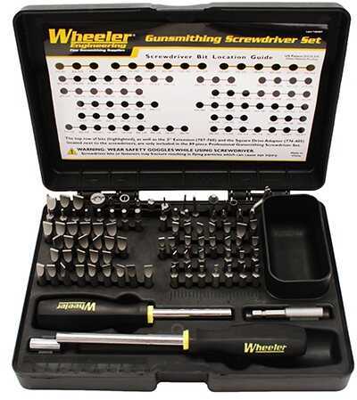 <span style="font-weight:bolder; ">Wheeler</span> Gunsmith Set Professional Tool 89 Piece Screwdriver Set 562-194