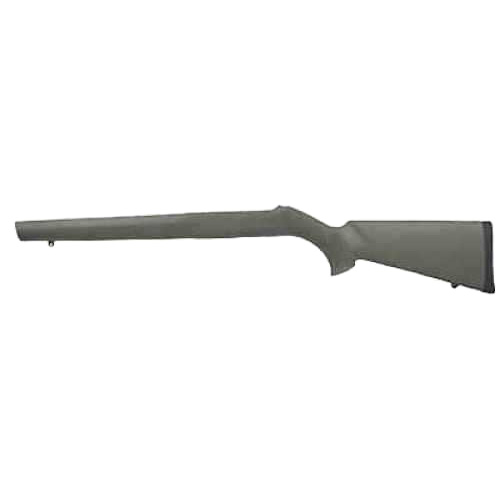Hogue Grips Overmolded Rubber Stock, Fits Rug 10/22, .920" Diameter Barrel, OD Green Finish 22210