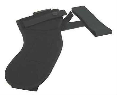 <span style="font-weight:bolder; ">Uncle</span> Mike's Ankle Holster Size 1 Fits Medium Auto With 4" Barrel Right Hand Black 8821-1