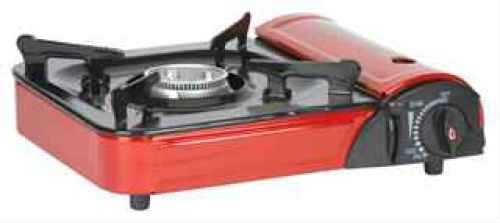 Stansport Portable Outdoor Butane Stove with Case, Red 186