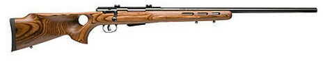Savage Arms Model 25 Lightweight Varminter 204 Ruger Rifle 24" Barrel Brown Laminate With Thumbhole Stock Bolt Action 18529