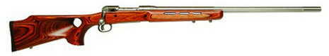 Savage Arms 12BTCStainless Steel Varminter Thumbhole 223 Remington 26" Barrel Brown Laminated Stock Bolt Action Rifle 18516