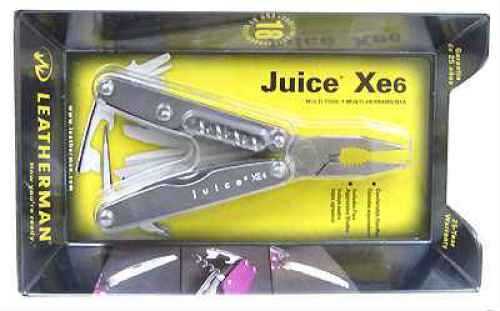 Leatherman Juice Multi-Tool XE6 - Storm (Gray), Clam 78108003K