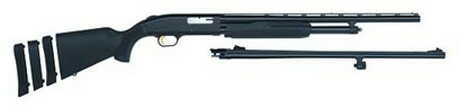 <span style="font-weight:bolder; ">Mossberg</span> <span style="font-weight:bolder; ">500</span> Pump Super Bantam Combo 20 Gauge Shotgun 22"Vented Rib /24" Rifled Barrel With Sights Blued Synthetic Stock 54250