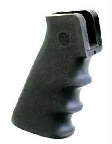 Hogue Grips Overmolded AR-15/M16 Rubber Finger Grooves Black 15000-img-0