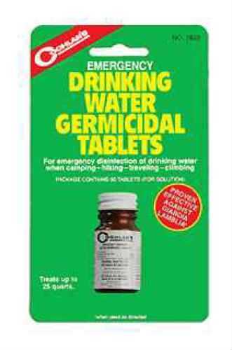 Coghlans Emergency Germicidal Drinking Water Tablets 7620