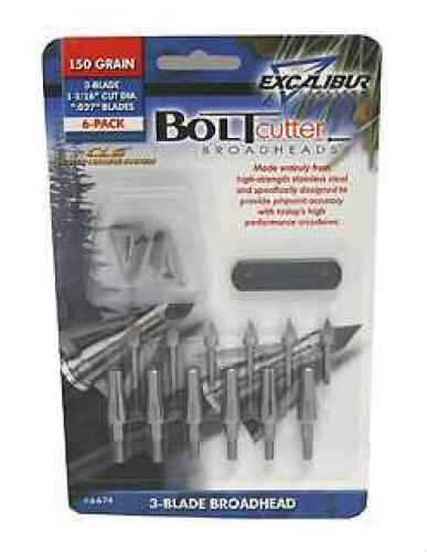 Excalibur Boltcutter Broadhead 150 Grain 6 pk. Model: 6674