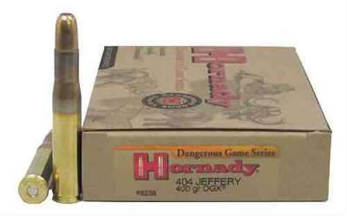 404 Jeffery 20 Rounds Ammunition Hornady 400 Grain Soft Point