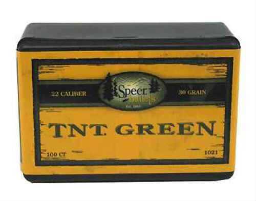 Speer 22 Caliber (.224) 30 Grains TNT Green HP(Per 100) 1021