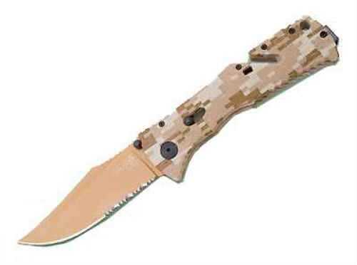 SOG Knives Trident Desert Camo Copper TiNi TF-5