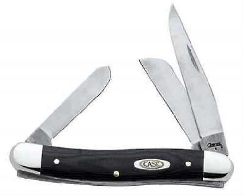Case Cutlery Smooth Black G-10 Series 10318 Stainless Steel Medium Stockman Md: 06234