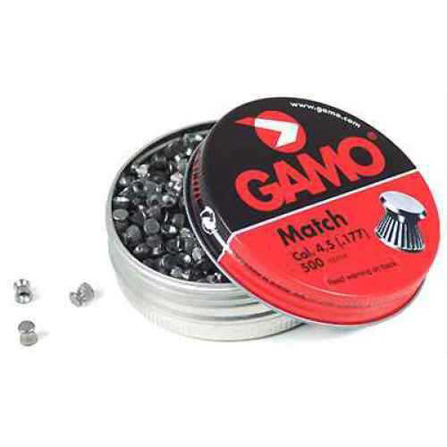 Gamo Match Pellets Flat Nose (Per 500) .177 Caliber 632003454