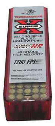 22 Long Rifle 100 Rounds Ammunition Winchester 40 Grain Soft Point