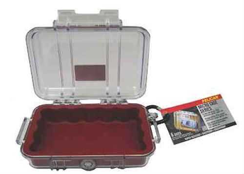 Pelican Micro Case with Clear Top 1020 Red 1020-028-100