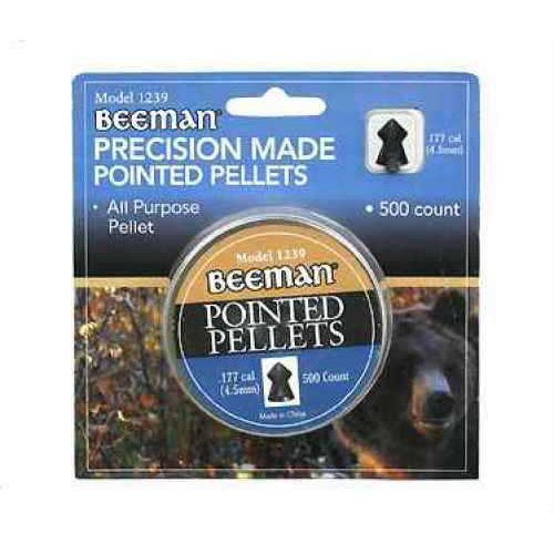 Beeman .177 Caliber Pellets Pointed, Per 500 1239