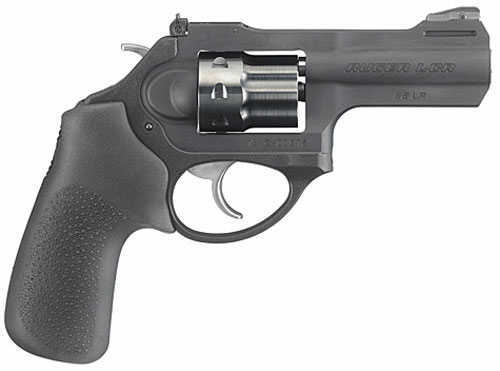 Ruger Revolver LCRx 22 Long Rifle 3" Barrel Adjustable Sight 8 Round Matte Hogue Tamer Grip