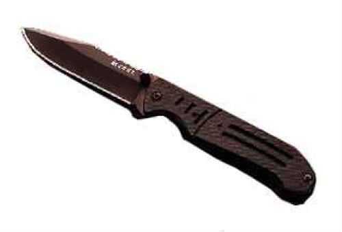 Columbia River 6860 Ignitor T 3.38" Drop Point Plain G10 Black Handle Folding