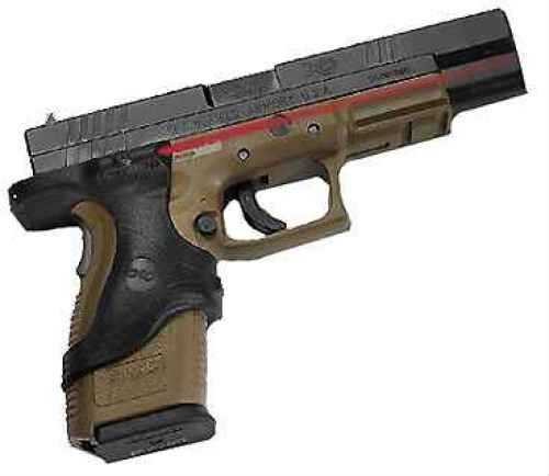 Crimson Trace Corporation Hi-Brite LaserGrip Fits Springfield XD Black Front Activated LG-446