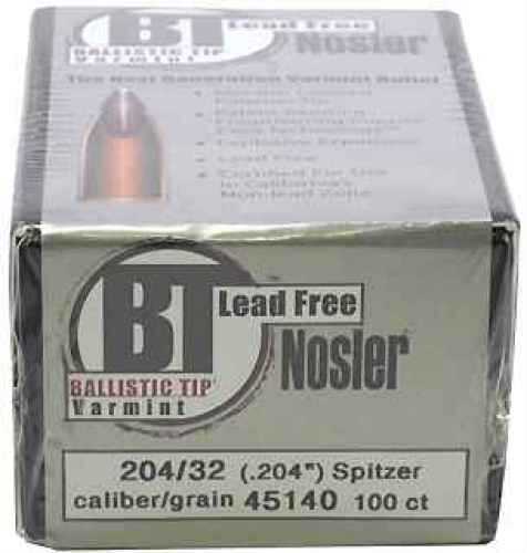 Nosler 20 Caliber Ballistic Tip Lead Free 32 Grains (Per 100) 45140