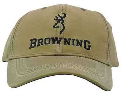 Browning Lite Wax Cap w/Logo, Khaki 308412581