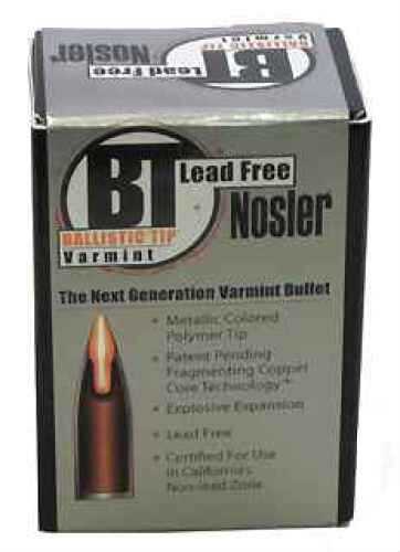 Nosler 6mm/243 Caliber 55 Grains Ballistic Tip Lead Free (Per 100) 45170