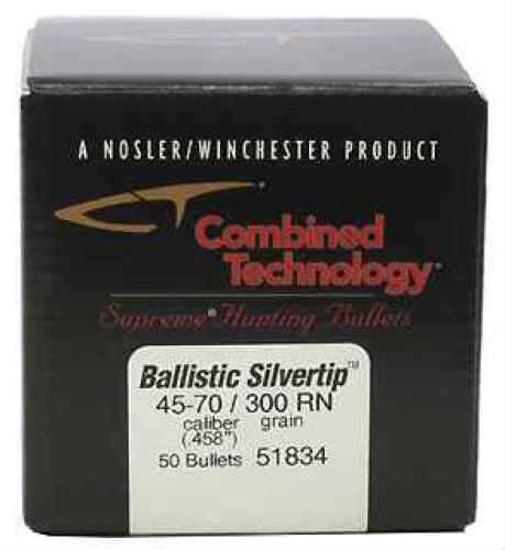 <span style="font-weight:bolder; ">Nosler</span> 45-70 Government 300 Grains Ballistic Silvertip (Per 50) 51834