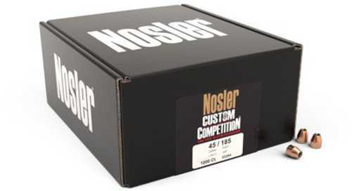 Nosler 45 Caliber 185 Grains Custom Competition JHP Bullets (Per 1000) 53264