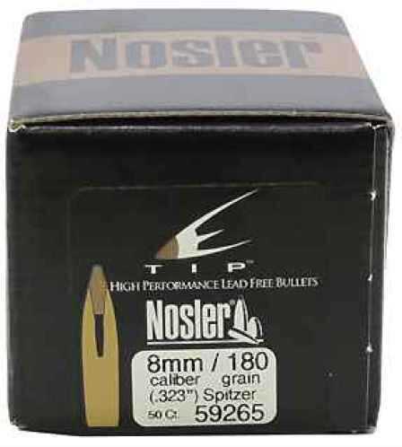 Nosler 8mm 180 Grains E-Tip, (Per 50) 59265